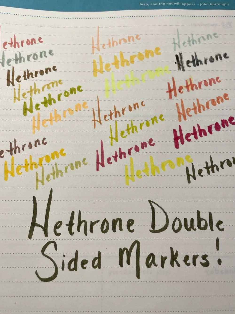 Hethrone Set of 22 Dual-Tip Neutral Tone Markers - Assorted Beige, Brown, Peach